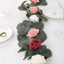 20pcs Artificial Rose Flower Heads, Lifelike Foam Fake Roses For DIY Wedding, Baby Shower, Party Table Decor, Spring Room Decoration, Valentine's Day Gift - White - View 6