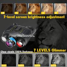 Suier Night Vision Device, 4k High-Definition Infrared Adult Night Vision Equipment, 8X Digital Zoom, 7X Infrared Brightness Adjustment, Full Black Line Of Sight Of 300 Meters, Large Battery Capacity Of 4500mAh, 32Gb Tf Card - View 8