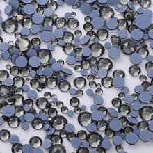 ICIQ 800pcs Mixed Size SS6-SS30 High Quality Crystal Hotfix Rhinestones, Flat Bottom Hotfix Decorative Crystals For 3D Nail Art, Clothing & Accessories DIY - Mixed Size - View 8