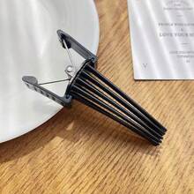 Clip para el cabello con volumen de flequillo, accesorio de cabello natural e invisible, unisex - Negro - Ver 2