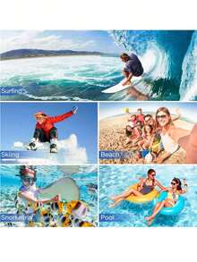 1个通用IPX8防水手机壳，防水袋，适用于游泳、潜水、海滩、夏季旅行必备 - 水機防水袋 - 查看 8