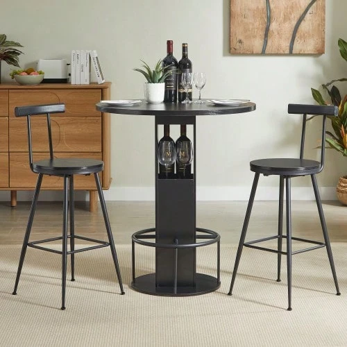 Dining Table & Chair Sets - Black - View 1
