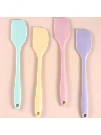 Bộ 4/2/1 thìa silicon, dao cạo nhỏ gọn, dao phết bơ, dụng cụ làm bánh, kiểu dáng Bắc Âu nhiều màu sắc, thìa silicon nhỏ nguyên khối, chịu nhiệt, chống trượt, dễ vệ sinh, thích hợp cho gia đình, nhà hàng, cửa hàng tráng miệng, bộ dụng cụ làm bánh nhà bếp, phụ kiện nhà bếp, đồ dùng nhà bếp, quà tặng cho người giúp việc, đồ dùng thiết yếu nhà bếp, làm bánh, dao phết bơ, dụng cụ nhà bếp nhỏ (Kiểu dáng và màu sắc ngẫu nhiên)