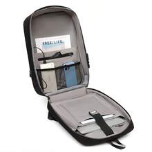 Anti-Theft Hard Shell Laptop Backpack - Multicolor - View 8