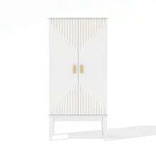 Kitchen Cabinet 120 X 59 X 30 Cm, Sideboard, Spacious 2-Door Cabinet With Shelf, Vintage Style – Suitable For Kitchen, Dining Room, Living Room And Hallway. - 查看 10