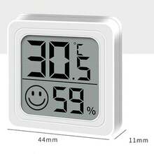 WULU Digital LCD Thermometer, Hygrometer, Indoor Ambient Temperature, Humidity Meter, Sensor, Weather Station - Type 7 - View 2