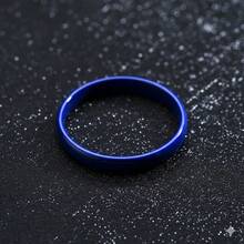 Pinannie 3mm 薄款彩色陶瓷戒指女款，極簡疊戴戒圈，黑色、白色、粉色、藍色、紫色、綠色多色可選，美國尺寸 5-12 - 極簡主義者 - 查看 94