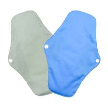 2 Pieces AWJ Mesh Liner Cloth Sanitary Pads, Regular Flow Reusable Menstrual Pads/Mama Panty Liners - Two-piece set - View 3