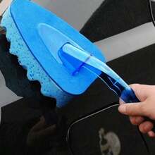 1pc Thick High Density Car Wash Sponge Brush, Triangular EVA Sponge Brush For Auto Cleaning - Sponge Brush - View 4