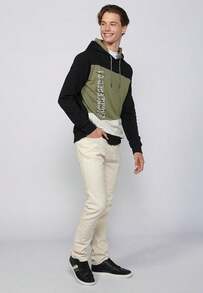 Koroshi Herren Sport Sweatshirts - Khaki - Übersicht 6