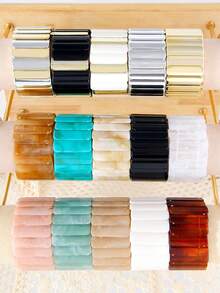 Betykuku 1 chiếc vòng tay co giãn nhiều màu sắc phong cách Bohemian, quà tặng cho nữ giới thích hợp đi biển, nghỉ lễ, tiệc tùng thường ngày. - Vòng tay nhiều màu sắc - Xem 7