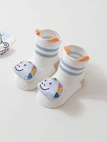 1双婴儿袜，轻薄透气不勒脚，网眼设计防蚊，0-1岁幼儿袜，春夏款 - 彩色 - 查看 17