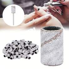 100 Pieces Nail Sanding Bands Nail Manicure Great Fit For Nail Drill Bits For Acrylic Nails - Multicolor - View 4
