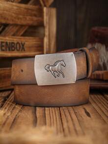 新款西部风格PU皮革腰带，“成功在等着你”设计，男女款均有多种尺寸和颜色可选 - 馬兒走邊帶 - 查看 32