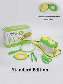 5pcs/Set Children's Outdoor Insect Catching Kit - Includes Insect Catching Net, Butterfly Net, Tweezers, Outdoor Camping Adventure Toys For 3-8 Years Old Boys And Girls, Random Shapes And Colors, For Catching Insects And Protecting Hands, Suitable As Birthday Gift For Kids - Multicolor - View 3