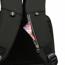 Anti-Theft Hard Shell Laptop Backpack - Multicolor - View 3
