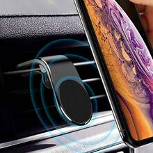 L-Shaped Magnetic Air Vent Car Phone Holder, Universal Magnetic Car Phone Mount, Strong Magnetic Adsorption - Multicolor - View 7
