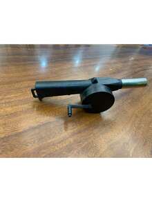 1 Portable Barbecue Hand Crank Fan - Compact Manual Hand Operated Bellows, Quickly Ignites Fire, Suitable For Outdoor Picnics, Camping And Backyard Cooking Adventures - Durable, Lightweight And Easy To Use Fire Starter Accessory. - Black - View 9