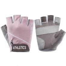 1 Pair Unisex Fingerless Fitness Gloves, Anti-Slip Breathable Durable For Dumbbell, Outdoor Sports, Cycling, Weightlifting, Rowing, Climbing - A - View 24