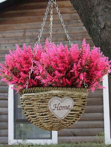 3/12 piezas Flores artificiales, regalo del Día de San Valentín y Año Nuevo, decoración de flores realistas para exteriores, resistentes a los rayos UV y sin decoloración, plantas de plástico falsas, decoración de jardín, porche, alféizar de ventana, decoración interior, decoración del hogar, cumpleaños y graduación - Rosa Fucsia - Ver 4