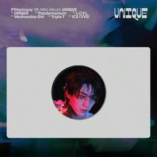 P1Harmony UNIQUE Album Badge Set - 6PCS Round Pin Buttons, 9th Mini Album , K-Pop Group Merch, Fans Collectible, Jacket & Bag Accessory, - Multicolor - View 15