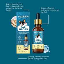 Dog Ear Care Drops, Gentle Chamomile Formula, Cleans Earwax & Soothes Ear Canal, Daily Nourishing Ear Drops - View 6