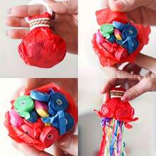 20/10/5 unidades Lanzadores de confeti de cinta de colores lanzados a mano, confeti de papel limpio, serpentinas de papel multicolor románticas, adecuadas para bodas, cumpleaños, fiestas, graduaciones, celebraciones, recuerdos de fiesta - Lanzar serpentinas a mano - Ver 6