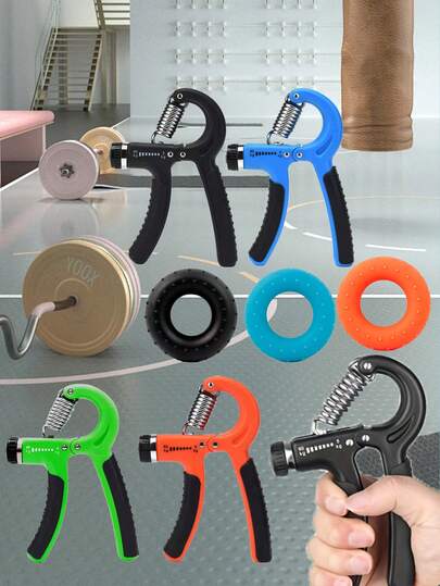 1pc Unisex Anti-Slip High Elasticity Adjustable Strength Training Grip Strengthener; Adult Muscle Recovery And Hand Strength Training Grip Exerciser; Portable Wrist Trainer; Five-Finger Grip Strengthener; Suitable For Home And Gym Use; Fitness Accessory, Grip Trainer.