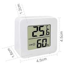 WULU Digital LCD Thermometer, Hygrometer, Indoor Ambient Temperature, Humidity Meter, Sensor, Weather Station - Type 7 - View 8