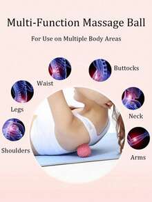 筋膜球肌肉放松按摩瑜伽运动健身肩颈足底按摩硬筋膜球 - 彩色 - 查看 4