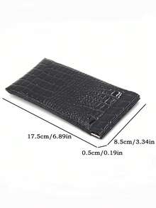 2025 New High-Quality PU Leather Solid Color Sunglasses Case, Convenient Travel Storage Bag With Auto-Close Design, Suitable For Glasses, Reading Glasses, Student Eyewear, Home Use Small Pouch [3 Sizes Available, Choose Extra Large Size If Glasses Are Bigger] - Multicolor - View 18