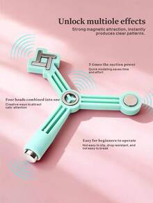 New Upgraded Multi-Functional Nail Art Strong Cat Eye Triangle Shaped Cat Eye Tool, Spring/Summer - Multicolor - View 6