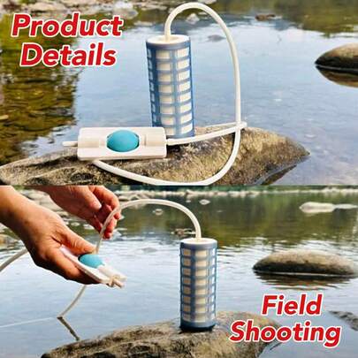 In 2026, Outdoor Water Purifier, Outdoor Portable Filter, Ceramic Membrane Water Purifier, Water Purification Filtration System And Emergency Survival Water Purifier Are Suitable For Outdoor Camping, Hiking And Backpacking.