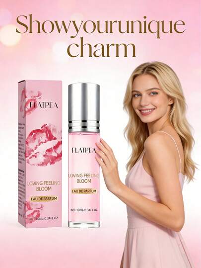 1瓶/10毫升女士信息素香氛精油 - 持久花香，清新自然，适合约会和日常使用，提升自信与优雅