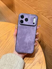 高品质砂纹手机保护壳，紫色PU材质，兼容 7/8/7 Plus/8 Plus/X/XS/XR/XS Max/11/11 Pro/11 Pro Max/12/12 Pro/12 Pro Max/12 Mini/13/13 Pro/13 Pro Max/13 Mini/14/14 Pro/14 Pro Max/14 Plus/15/15 Pro/15 Pro Max/15 Plus/16/16 Pro/16 Pro Max/16 Plus/17/17 Pro/17 Pro Max、Galaxy S25/S24/S23/S22/S21/S20 Ultra/S25/S24/S23/S22/S21/S20 Plus/S25/S24/S23/S22/S21/S20 FE、Note 14 Pro+、15 Pro、14 Ultra、Turbo 4 Pro 5G、荣耀X9C、MAGIC7 LITE，荣耀400 - 紫色 - 查看 3