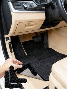 可重复使用的防滑汽车脚垫胶带 - 双面粘性防滑垫，适用于汽车地毯、家用地毯、沙发垫和床单，隐形地毯防滑胶带 - 固定貼 - 查看 2