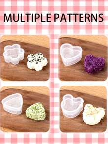 DIY Bento Molds, Sushi Molds, Rice And Vegetable Roll Molds, Creative Modeling Molds, Triangle Rice And Vegetable Roll Molds, Heart-Shaped Molds, Plum Shaped Molds, Bear Molds, Bread Molds, Baking Appliances - View 12