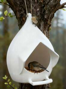 Compact Hanging Bird Feeder Suitable For Sparrows, Hummingbirds And Other Small Birds. Spherical Design Prevents Water Accumulation, With Drainage Holes At The Bottom For Easy Cleaning. Suitable For Yards, Woodlands, Under Eaves And Various Other Locations. - 3L - View 5