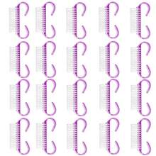 20 件套指甲刷除尘刷半透明除尘刷指甲清洁刷塑料刷套装 - 彩色 - 查看 11