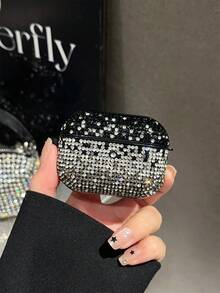 1个黑色水钻蓝牙耳机保护套，适用于 - 黑色 - 查看 4