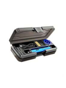 无线电烙铁，3档温度调节，USB充电，含助焊剂、支架和收纳盒 - 彩色 - 查看 15