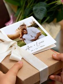 Thiệp cảm ơn đám cưới in ảnh theo yêu cầu | Phong cách Bohemian, có thể cá nhân hóa với hình ảnh và văn bản của người thân yêu, lý tưởng làm quà tặng cho phù dâu, sinh nhật, ngày Valentine, kỷ niệm. - Nhiều màu 7 - Xem 5