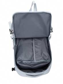 男士背包，大容量旅行背包，工作学习背包，时尚笔记本电脑包，短途商务旅行行李包，瑞安航空和威兹航空认可的旅行背包 - 彩色 - 查看 8