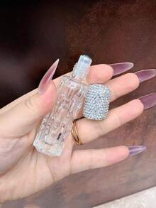 1pc 10ml Refillable Perfume Bottle With Artificial Rhinestones, Luxury Shiny Atomizer Spray Bottle, Toner Mist Container, Portable Travel Cosmetic Dispenser, Thoughtful Creative Gift - View 13