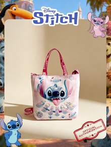 Disney 1 Pc Officially Licensed Lilo & Stitch Print Square Bag, Women's Gradient Handbag,Adjustable Shoulder Strap Crossbody Bag, Lightweight Shoulder Bag – Ideal For Girls, Teens, Fans,Students, Perfect For Daily Commutes, School Runs, Shopping , Fan Meetups - DHF52256-sT - View 15