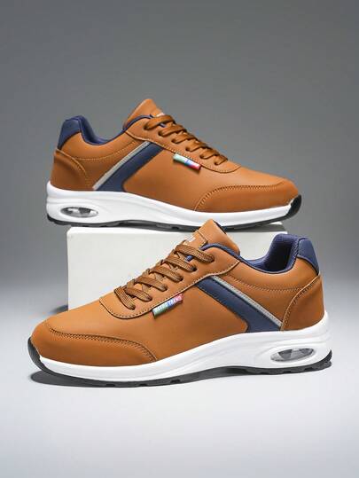 Classic Plus Size Men's Ultra-Light Breathable Outdoor Hiking Trail Training Casual Versatile Comfortable Sports Running Shoes, Suitable For All Seasons, Ideal For Daily Wear, Vacation And Travel