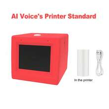 AI迷你打印机，便携式热敏无墨AI语音贴纸打印机，可用于打印图片、照片、笔记、清单、DIY作品、礼品，适用于家庭/学校/办公室/旅行等各种场合，随时随地实现您的创意。 - 彩色 - 查看 16