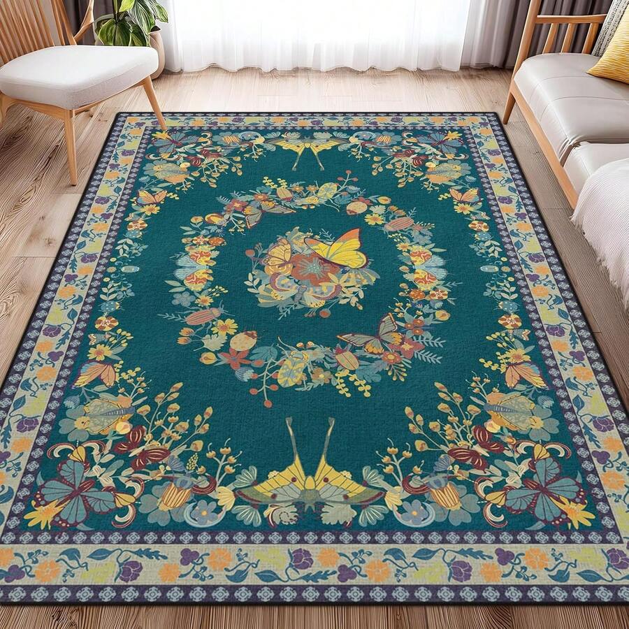 Tapis - Une pièce vert foncé - Voir 1