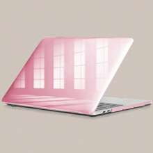 Ốp bảo vệ cứng cáp màu hồng trong suốt, phù hợp với máy tính xách tay Apple MacBook Air 13.3 inch A2337 A2179 A1932 (2018-2021 M1), Air 13.6 inch A2681 A3113 A3240, Air 15 inch A2941 A3114 A3241 (2022-2025 M2 M3 M4), Pro 13.3 inch/14 inch/16 inch - Vỏ bảo vệ bằng nhựa, siêu mỏng, chân đế chống trượt, trọng lượng nhẹ. - Màu Hồng baby - Xem 3