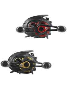 鼓式渔线轮，10英寸磁力刹车系统鼓式渔线轮，齿轮比7.2:1，最大刹车力8公斤，金属线杯，适用于淡水和海水鼓式渔线轮 - 彩色 - 查看 8